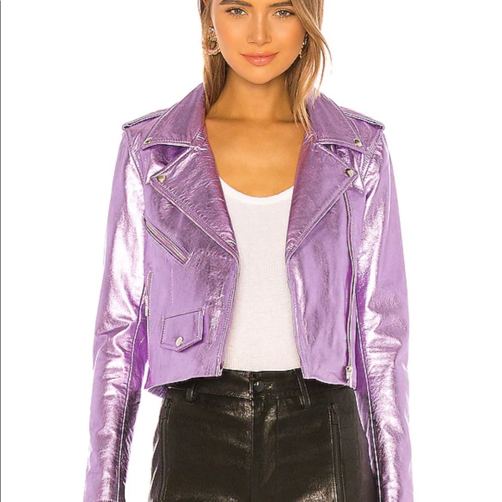 Free People Understated Leather Mercy Crop jacket Space Cowboy